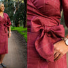 Aura Dress in Linen by Two Sewing Sisters