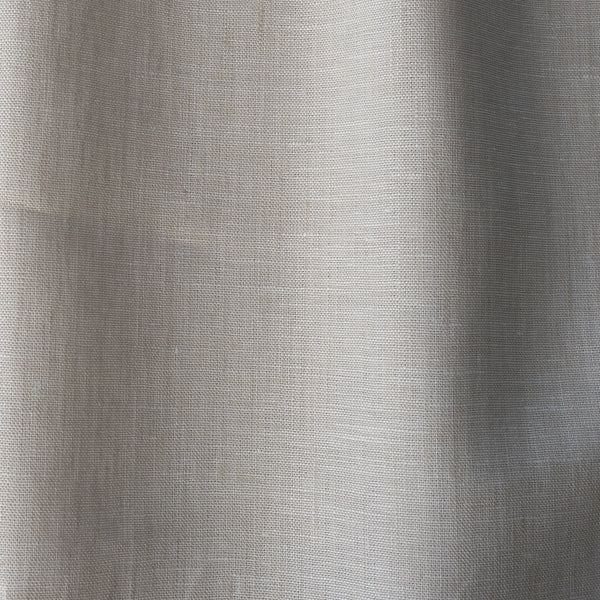 Fresh cream hue Natural 100% Linen Fabric with a textured finish and consistent color depth
