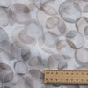 Orb Print Linen Blend Fabric