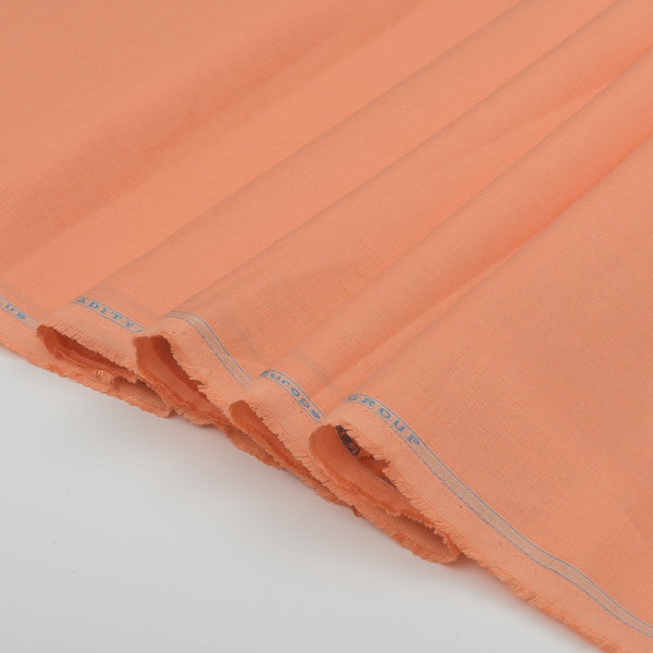 Apricot 100% Linen | Remnant