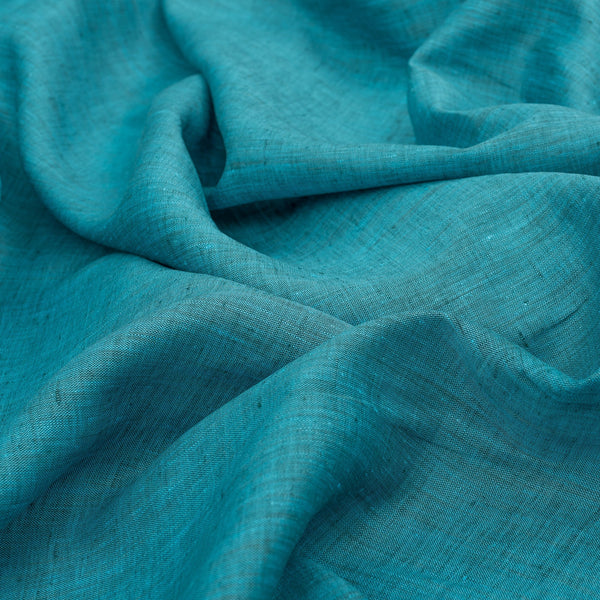 Aquamarine Fizz 100% Linen| Remnant