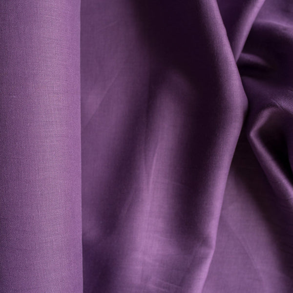 Dark Purple 100% Linen | Remnant