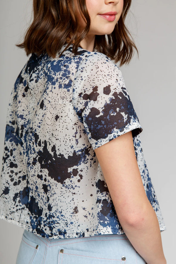 Floreat sewing pattern for an asymmetrical dress or blouse, suitable for light to medium weight fabrics, with multiple sleeve and hem lengths.