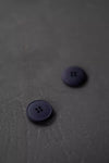 French Blue Hemp Button 15mm - eco-friendly hemp button for sewing and garments