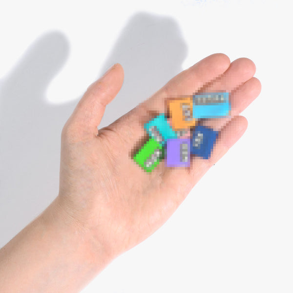 KATM MON 2 SUN sewing labels for handmade clothes – colourful day-of-the-week tags for DIY sewing and me-made garments.