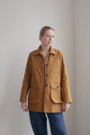 Potters Jacket Multi-Size PDF Pattern. Timeless Potters Jacket sewing pattern featuring a fully lined design with options for welt or gusset pockets, available in two lengths for a year-round classic look