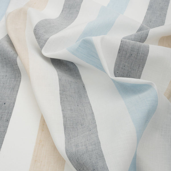 Island Time Wide Stripe Linen | Remnant