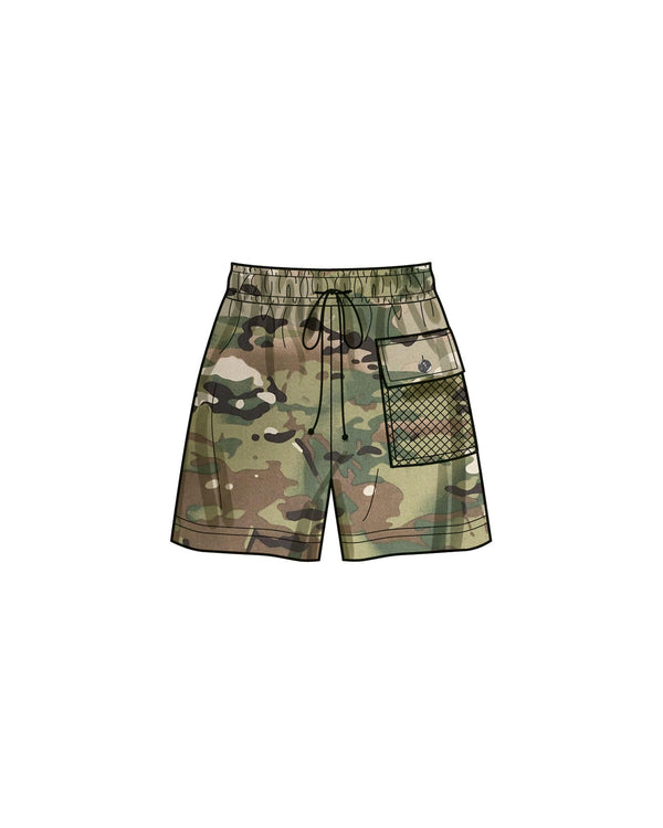 Unisex pull-on shorts made using Simplicity Sewing Pattern S9795