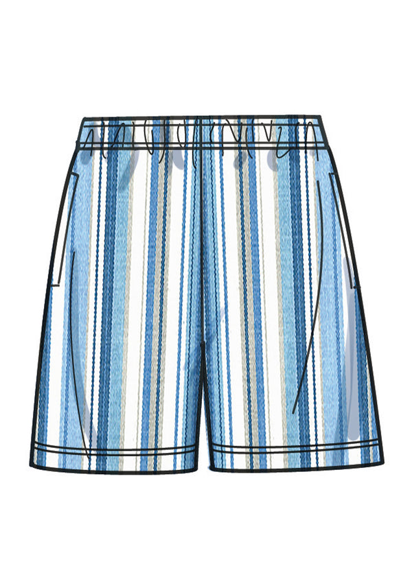 Men’sshorts made using Simplicity Sewing Pattern
