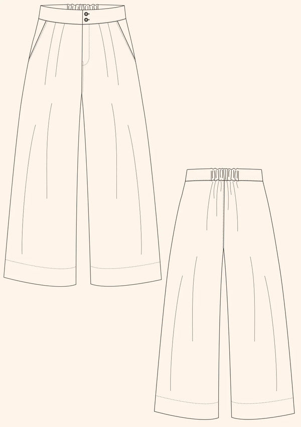 Spring Trousers MultiSize PDF Pattern