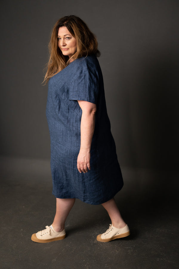 Camber Set sewing pattern by Merchant & Mills featuring an A-line dress and T-shirt option.