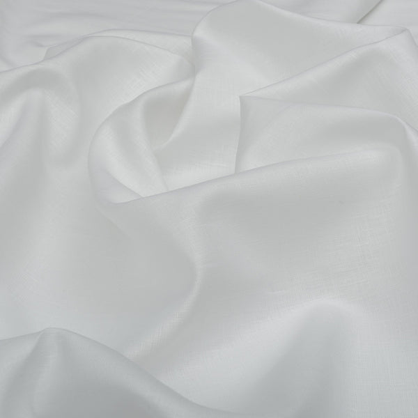White Zephyr 100% Linen | Remnant