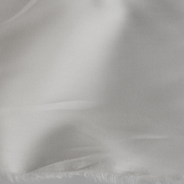 Alabaster Drift lightweight off-white Giza cotton blend fabric, soft and elegant