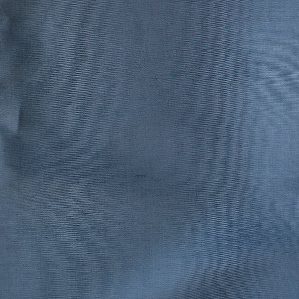 Blue Bayoux Linen Blend Fabric – deep blue shade, lightweight plain weave,