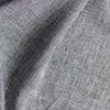 Charcoal Fizz 100% Linen Fabric – yarn-dyed chambray weave in black and charcoal tones