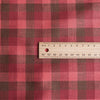 Cherry Check 100% Linen Fabric