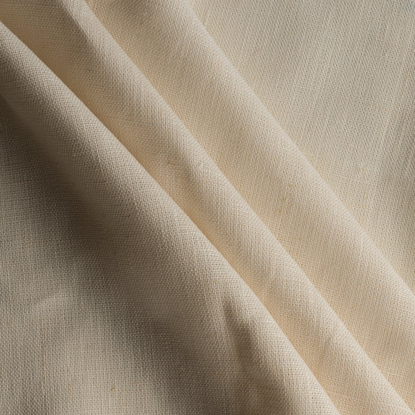 Claystone Beige Upholstery-Grade Linen – heavyweight 100% linen with soft ivory-beige open weave