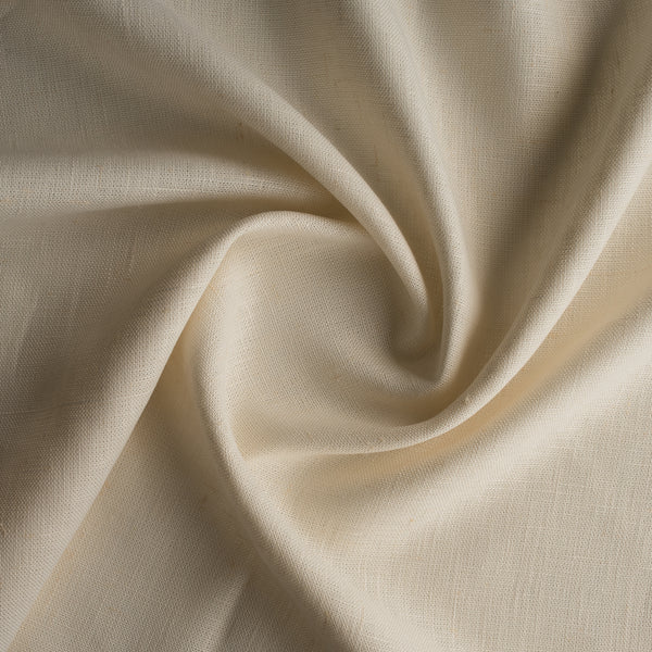 Claystone Beige Upholstery-Grade Linen – heavyweight 100% linen with soft ivory-beige open weave