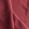Cranberry Dusk Linen Blend Fabric – deep cranberry red shade, lightweight