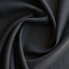 clipse Black 100% Linen Fabric – deep black, lightweight 140 GSM, 60 LEA fine weave