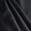 clipse Black 100% Linen Fabric – deep black, lightweight 140 GSM, 60 LEA fine weave
