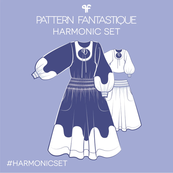 Harmonic Set Sewing Pattern – modern two-piece outfit for linen, cotton & silk