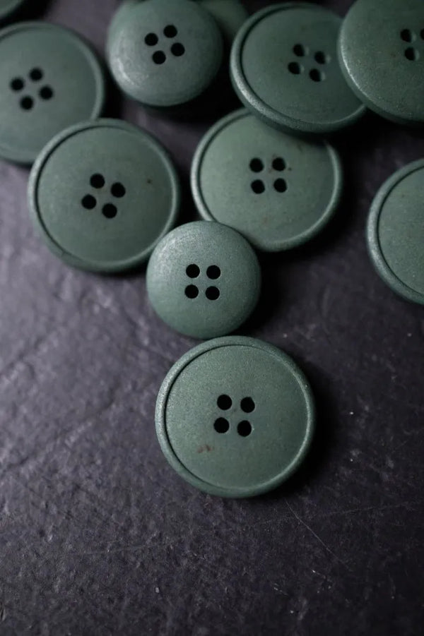 Campania Green Hemp Button 20mm - eco-friendly hemp button for sewing and garments