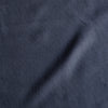 Ink navy linen fabric with visible yarn texture, slightly loose weave, suiting weight