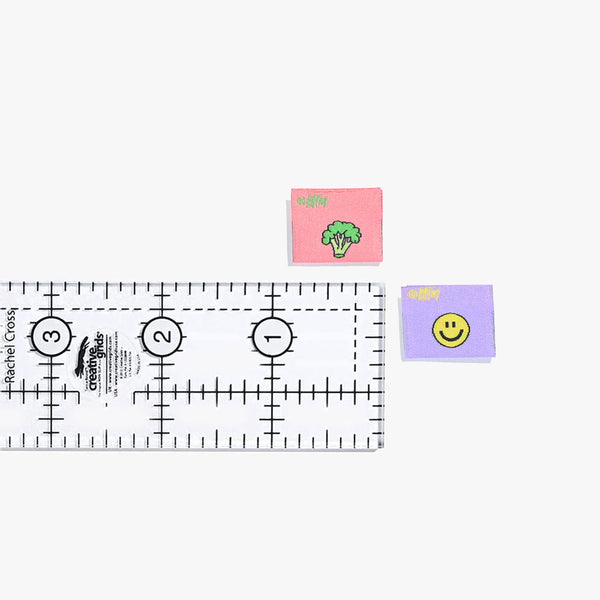 KATM MON 2 SUN sewing labels for handmade clothes – colourful day-of-the-week tags for DIY sewing and me-made garments.