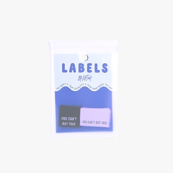 You Can't Buy This Metallic Multipack KATM sewing labels for handmade clothes and DIY sewing projects