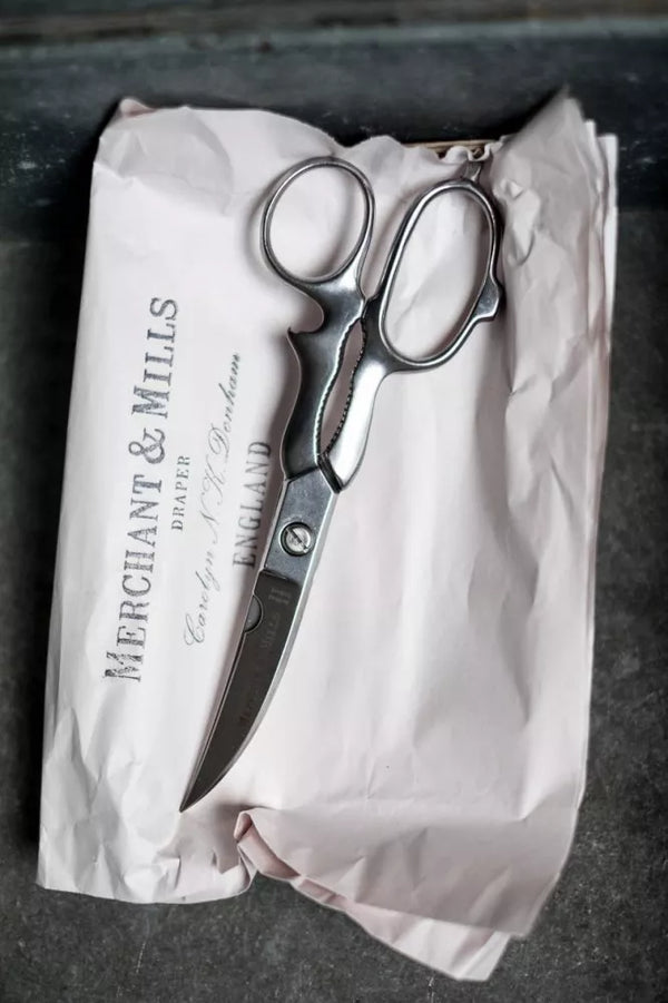 Merchant & Mills Kitchen 8.5" Scissors with stainless steel micro serrated blades for versatile household use