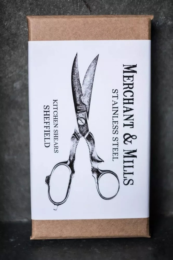 Merchant & Mills Kitchen 8.5" Scissors with stainless steel micro serrated blades for versatile household use