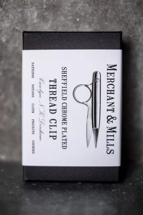 Merchant & Mills Thread Clips 4.5" chrome plated steel for quick, precise thread snipping while sewing