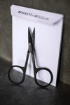 Merchant & Mills Wide Bow Scissors 4" black steel for precise thread snipping at the sewing machine