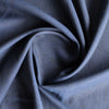 Midnight Chambray Linen Fabric – yarn-dyed black on navy chambray weave with soft texture