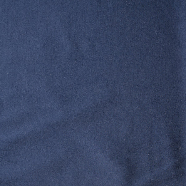 Midnight Navy Giza Cotton Blend Fabric - Soft, Silky, Lightweight Finish