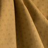 Ochre Whisper Linen Blend Fabric – golden ochre shade with subtle repeating print, lightweight 127 GSM
