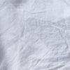 Close-up of white linen fabric texture