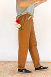 Rambler Pants Sewing Pattern – pull-on elastic waistband, built-in belt, tapered leg, XS-7X