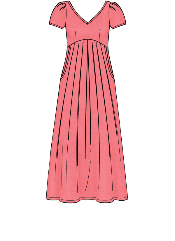 Simplicity Sewing Pattern S8910 for Misses' Dresses with length and sleeve variations