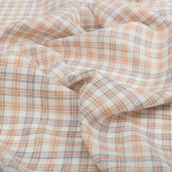 Country Daze Plaid 100% Linen Fabric