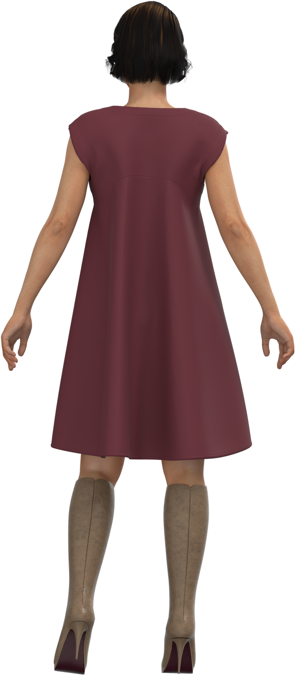 Lissy Flared Dress Sewing Pattern - PDF