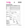 Burda Style Sewing Pattern BUR6008