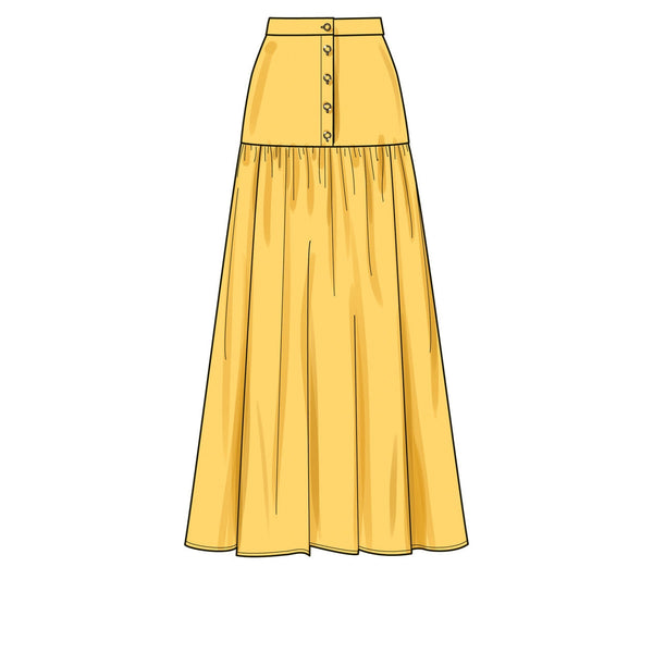 Misses' Top and Skirts S9613 Multi-Size Sewing Pattern