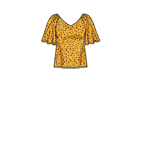 Misses' & Women's Tops in Two Lengths S9334 Sewing Pattern