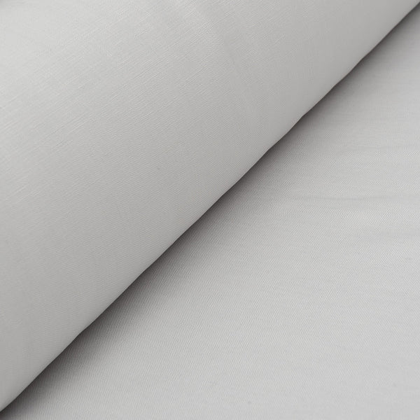 Luxurious Salt linen fabric with a fine weave and smooth hand, ideal for crafting high-end, elegant garments.