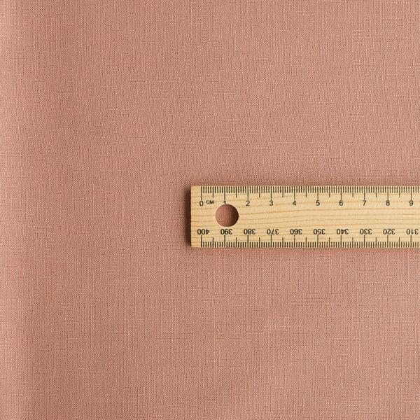 Lightweight Vintage Rose linen fabric with a natural wrinkling texture, ideal for creating elegant summer dresses and tops.