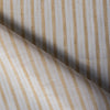 Lightweight Honey Wheat Stripe Linen Fabric with a soft drape and classic stripe pattern