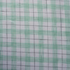 Lightweight minty plaid linen fabric perfect for spring/summer shirts, tunics, and dresses