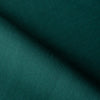 Emerald Depths 100% Linen Fabric, rich deep green color, luxurious natural texture, ideal for sophisticated designs.